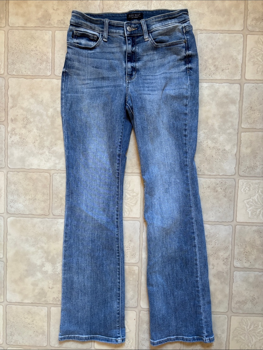 Judy Blue Boot Cut Denim Blue Jeans Women’s Size 7/28 JB82337LT-CO